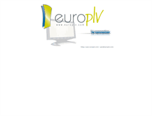 Tablet Screenshot of europlv.com